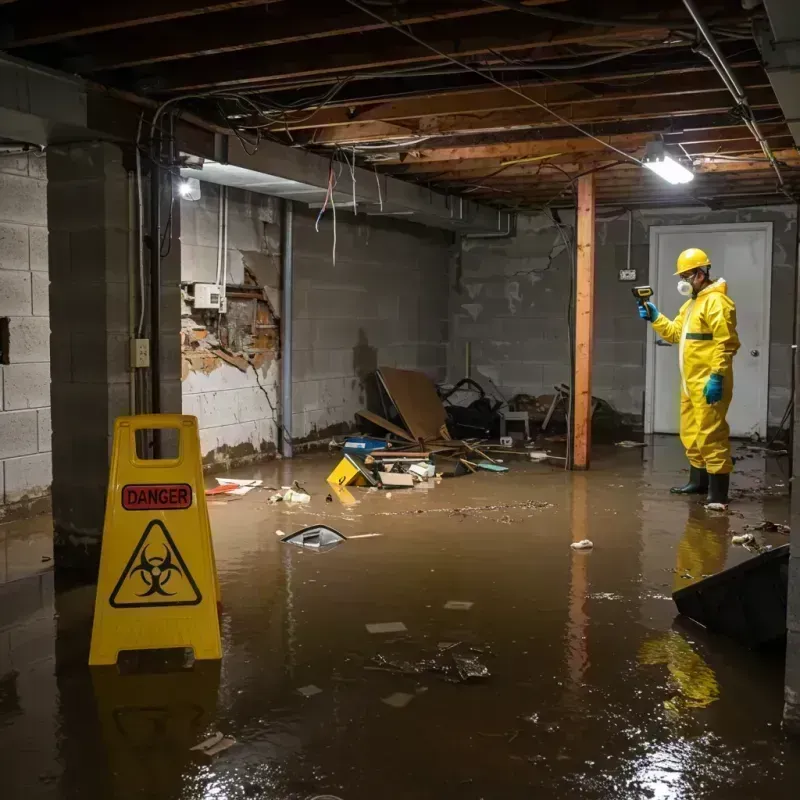 Flooded Basement Electrical Hazard in Kit Carson County, CO Property